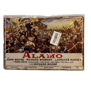 Nostalgic THE ALAMO Media Golden Era Pin Up Art Tin 12"x 8" Sign New